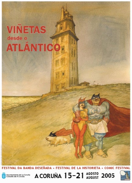 Cartel Viñetas desde o Atlántico 2005