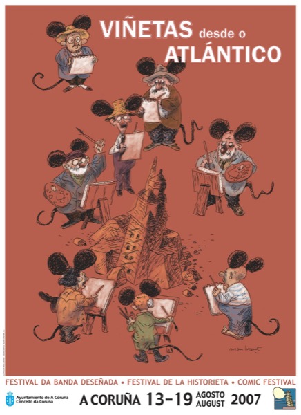 Cartel Viñetas desde o Atlántico 2007