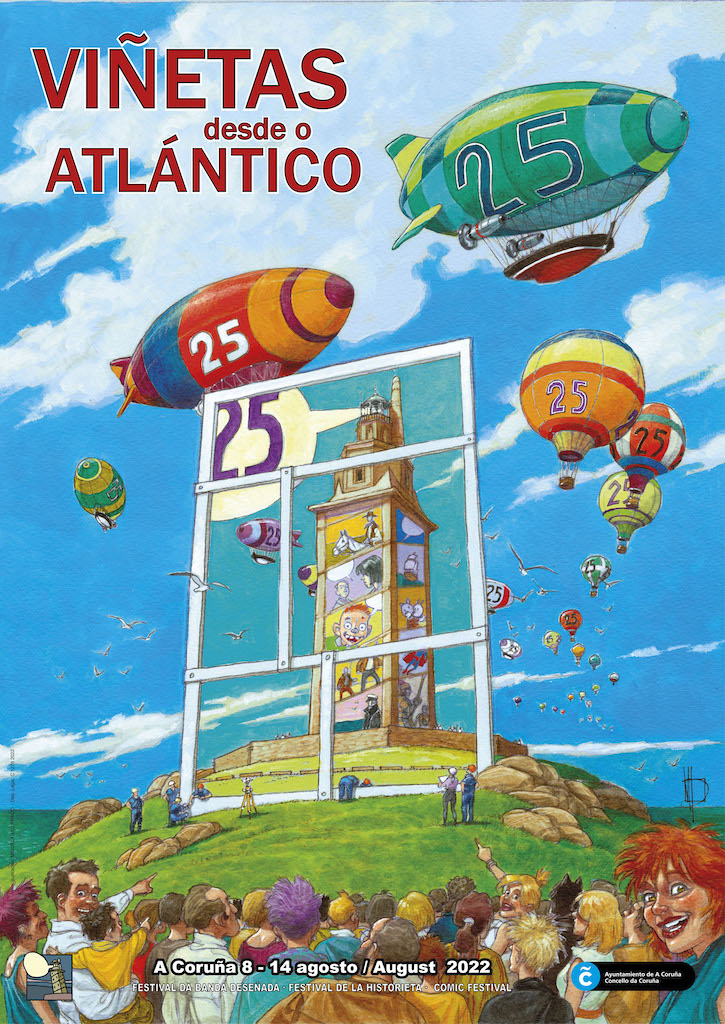 Cartel Viñetas desde o Atlántico 2022