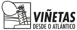 Logo Viñetas desde o Atlántico negro horizontal