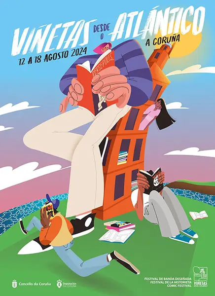 Cartel Viñetas desde o Atlántico 2024