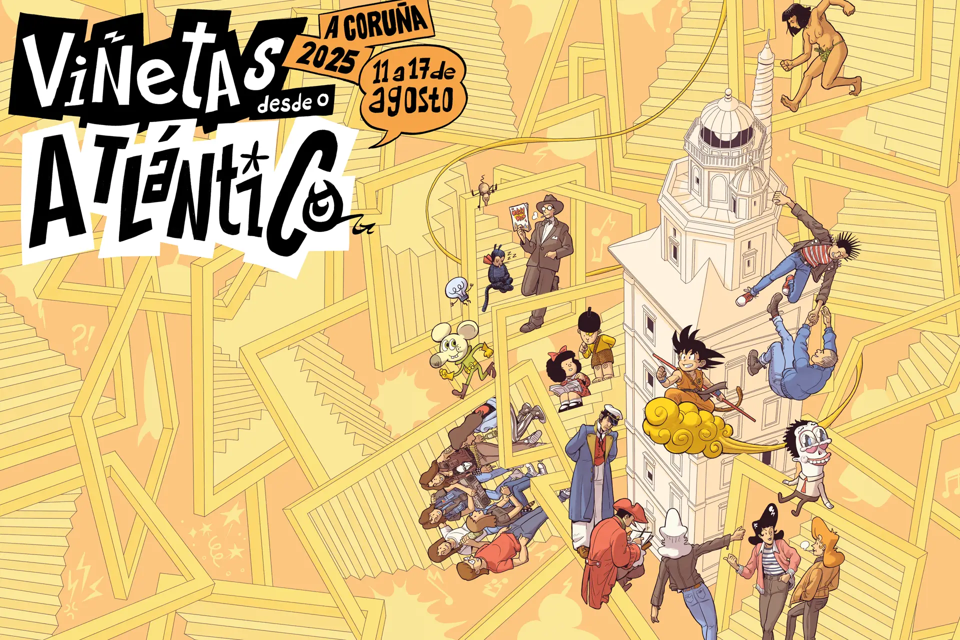 Cartel horizontal do Viñetas 2025