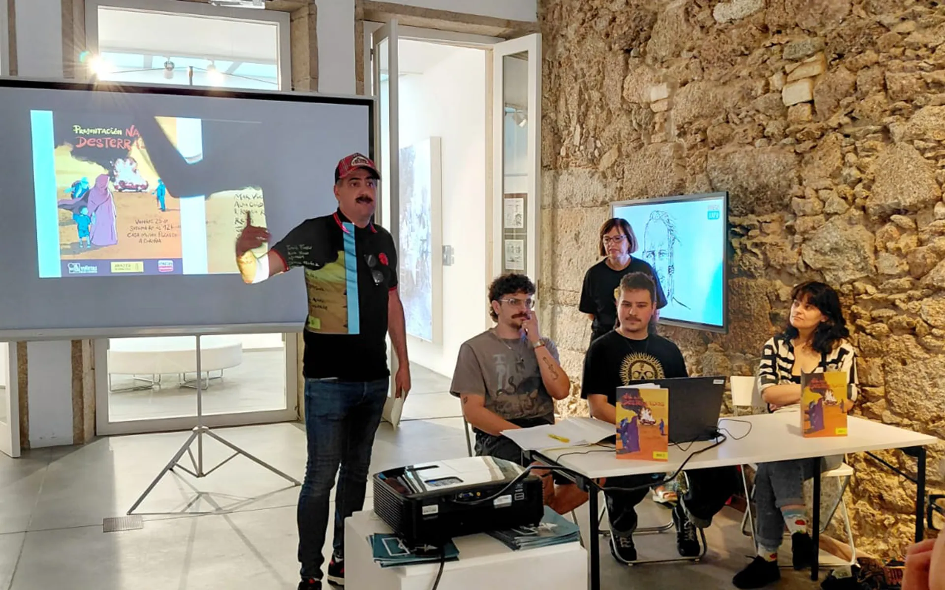 Presentaci&oacute;n do c&oacute;mic Nai dos desterrados.